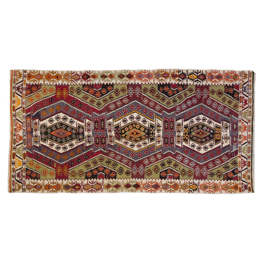 anatolian tribal, 179x420 cm, 6x14 oversized kilim