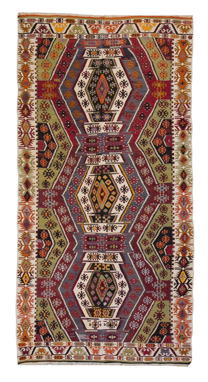 anatolian tribal, 179x420 cm, 6x14 oversized kilim