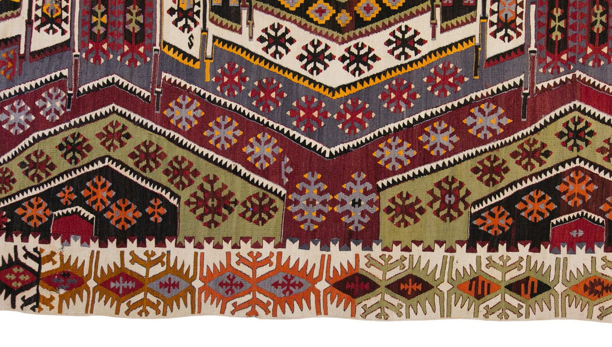 anatolian tribal, 179x420 cm, 6x14 oversized kilim