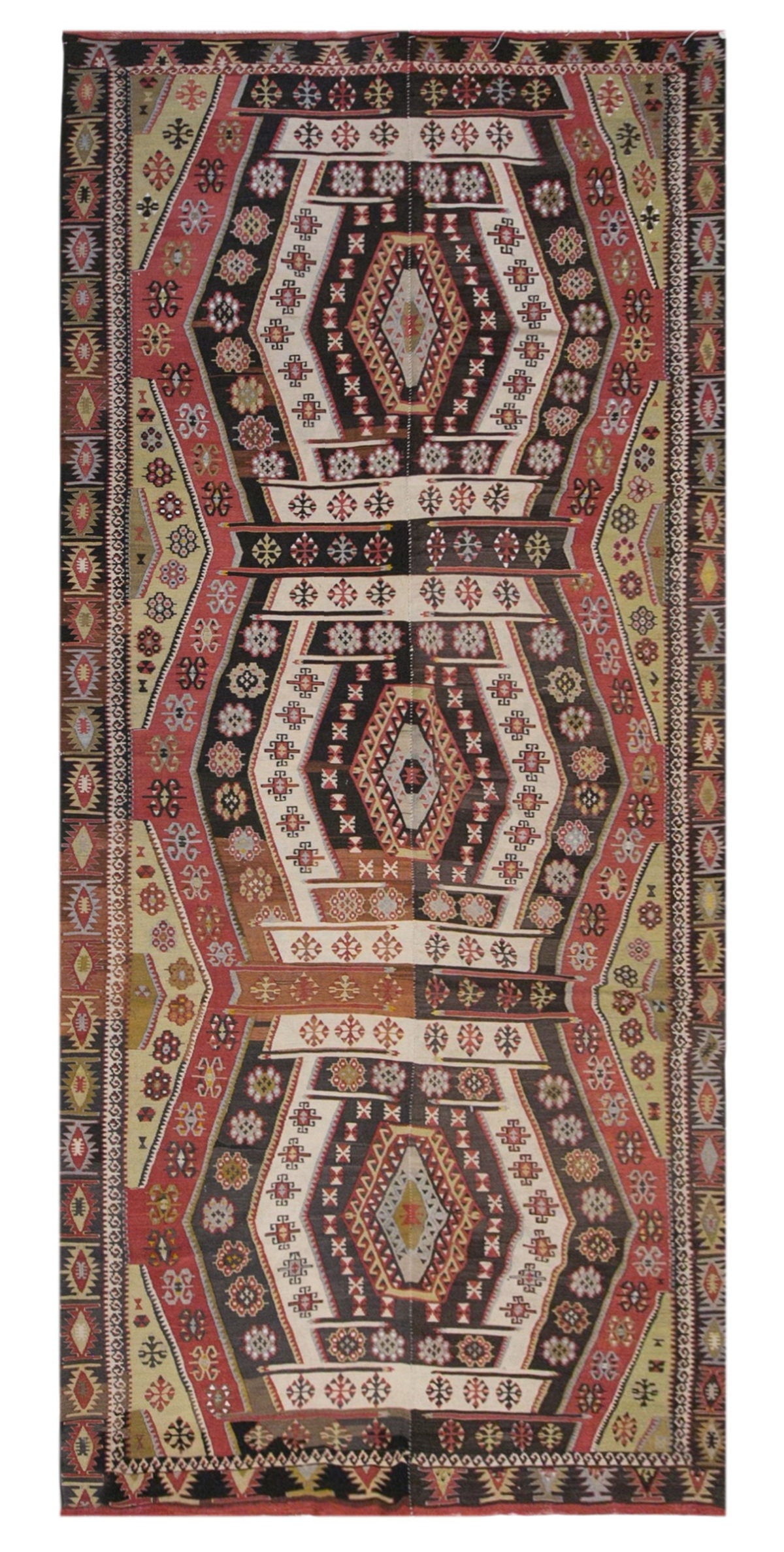 anatolian tribal, 184x414 cm, 6x14 oversized kilim