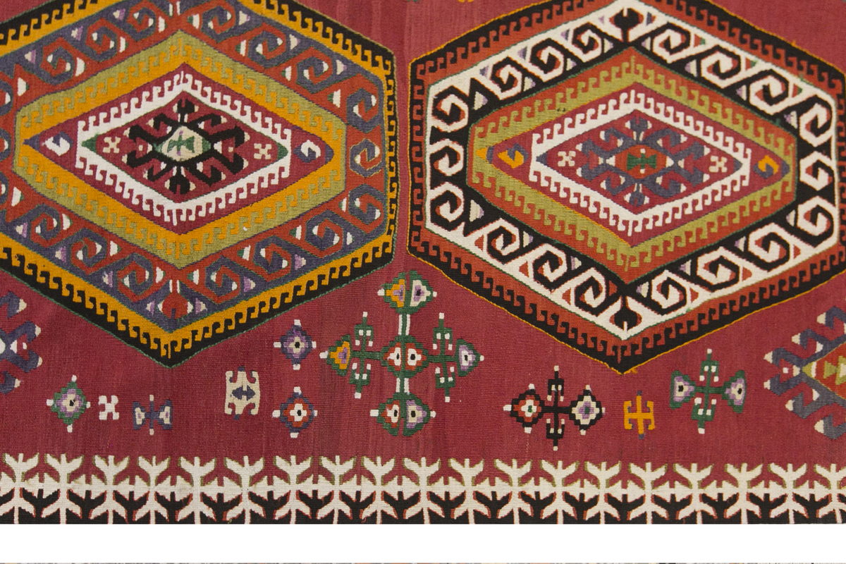 anatolian tribal, 185x355 cm, 6x12 oversized kilim