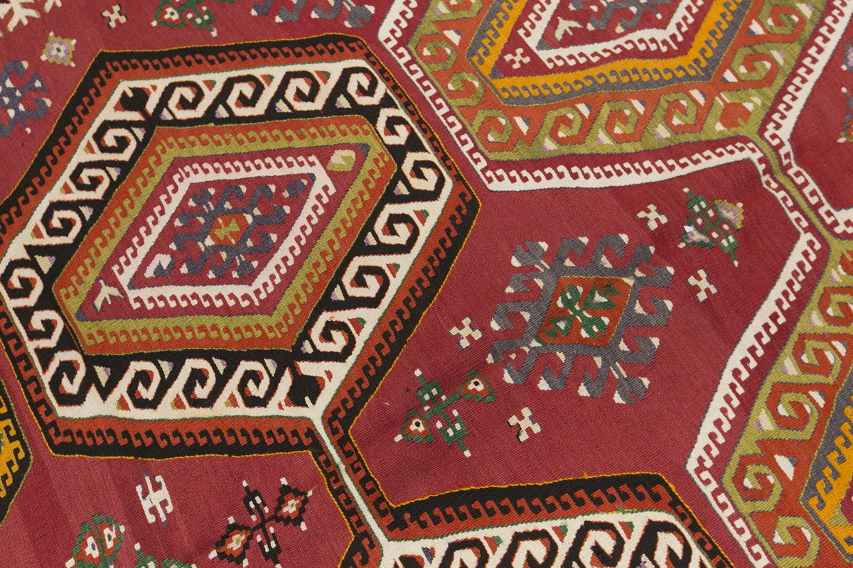 anatolian tribal, 185x355 cm, 6x12 oversized kilim