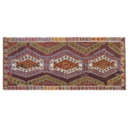 anatolian tribal, 189x434 cm, 6x14 oversized kilim