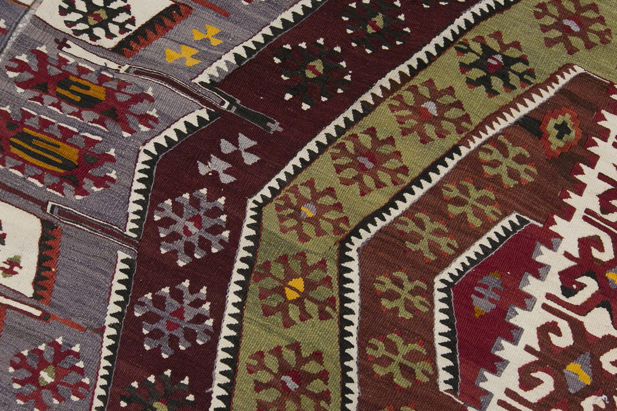 anatolian tribal, 189x434 cm, 6x14 oversized kilim