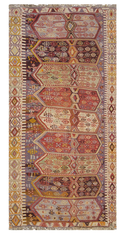 anatolian tribal, 190x375 cm, 6x12 oversized kilim