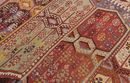 anatolian tribal, 190x375 cm, 6x12 oversized kilim