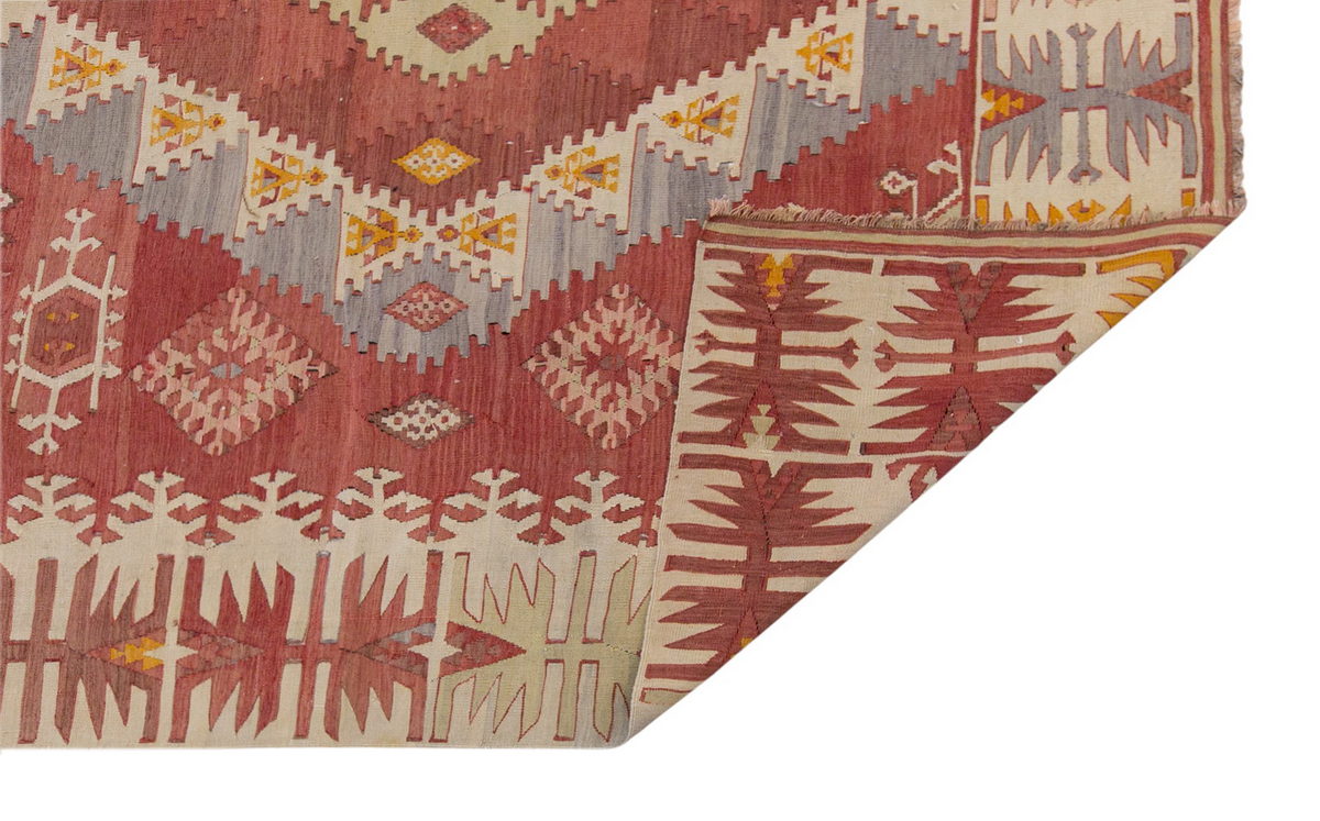 anatolian tribal, 192x277 cm kilim, 6x9 large kilim