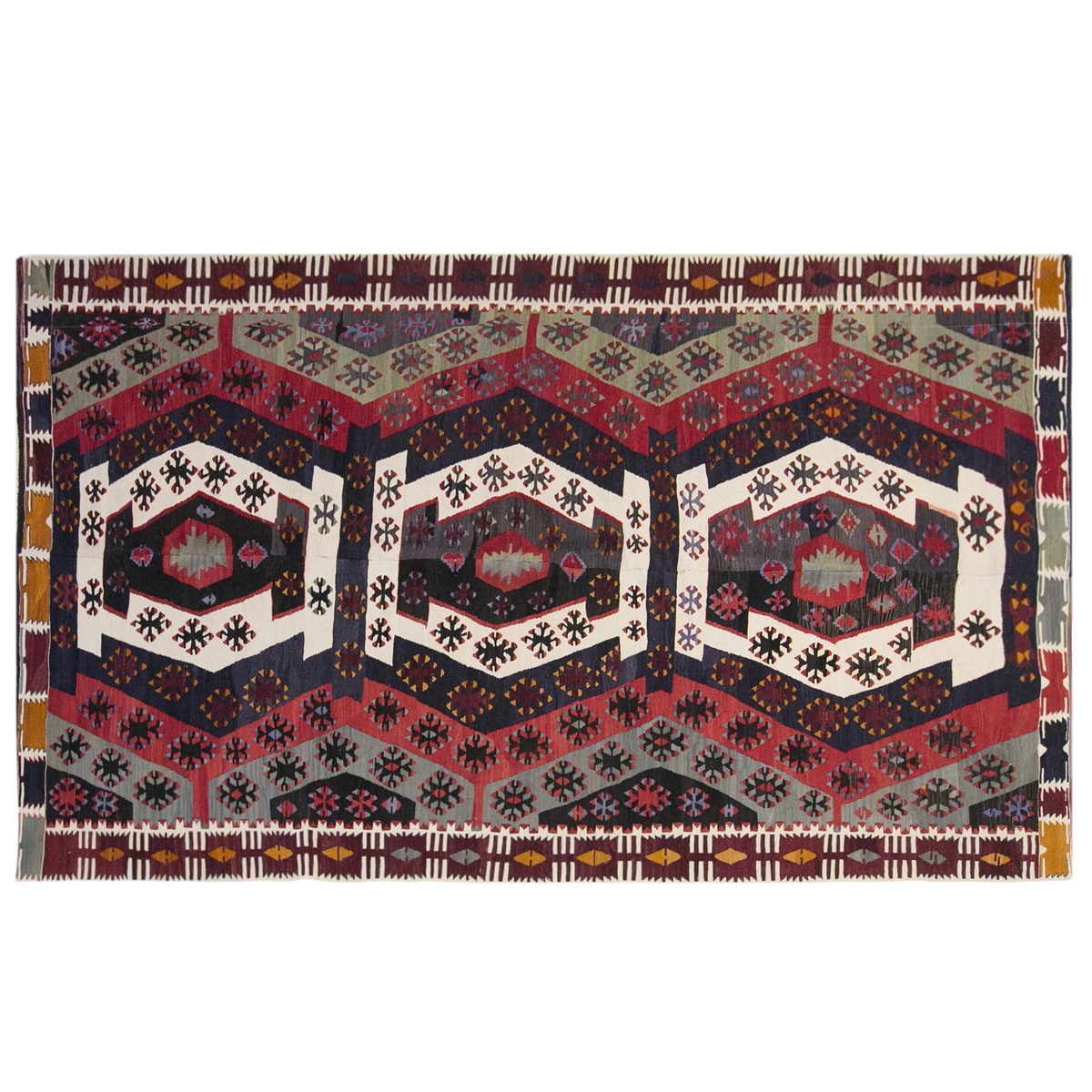 anatolian tribal, 194x338 cm, 6x11 large kilim