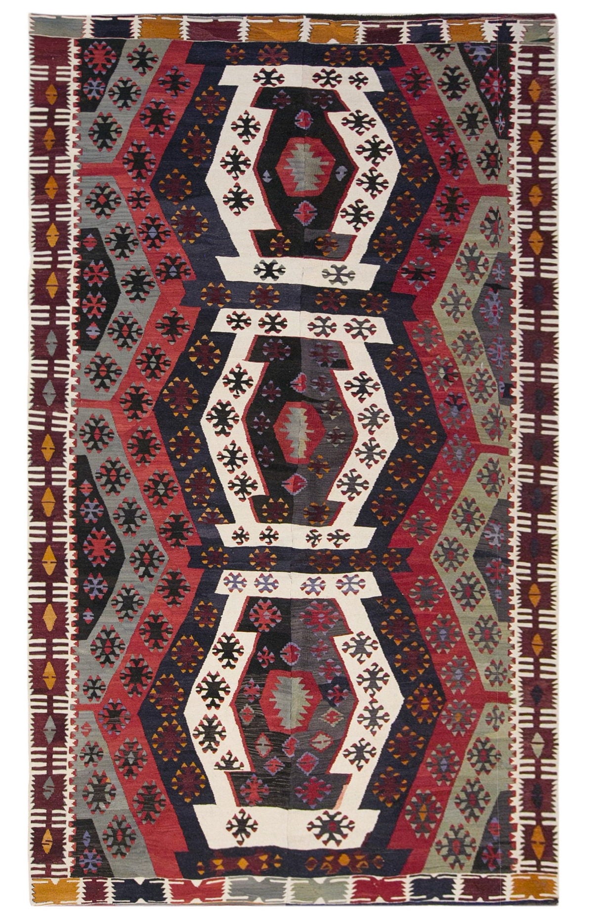 anatolian tribal, 194x338 cm, 6x11 large kilim