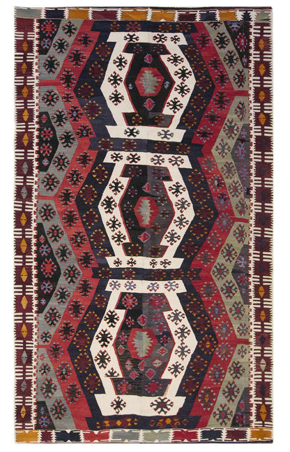 anatolian tribal, 194x338 cm, 6x11 large kilim