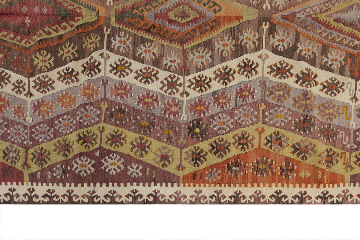 anatolian tribal, 197x412 cm, 6x14 oversized kilim