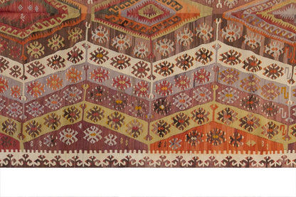 anatolian tribal, 197x412 cm, 6x14 oversized kilim