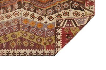 anatolian tribal, 197x412 cm, 6x14 oversized kilim