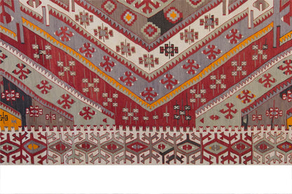 anatolian tribal, 200x517 cm, 7x17 oversized kilim
