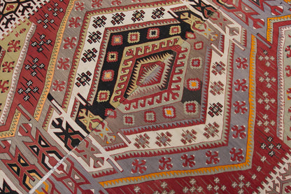anatolian tribal, 200x517 cm, 7x17 oversized kilim