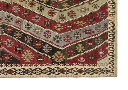 anatolian tribal, 208x431 cm, 7x14 oversized kilim