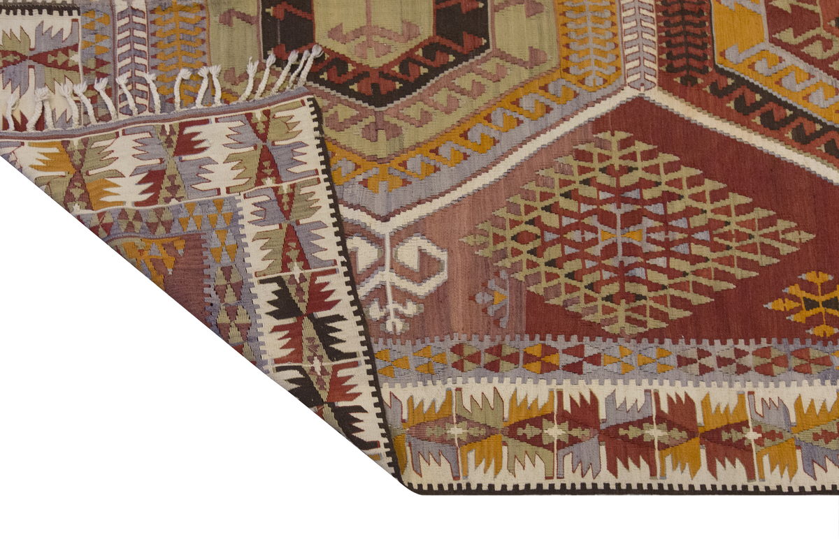 anatolian tribal, 210x405 cm, 7x13 oversized kilim