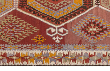 anatolian tribal, 210x405 cm, 7x13 oversized kilim