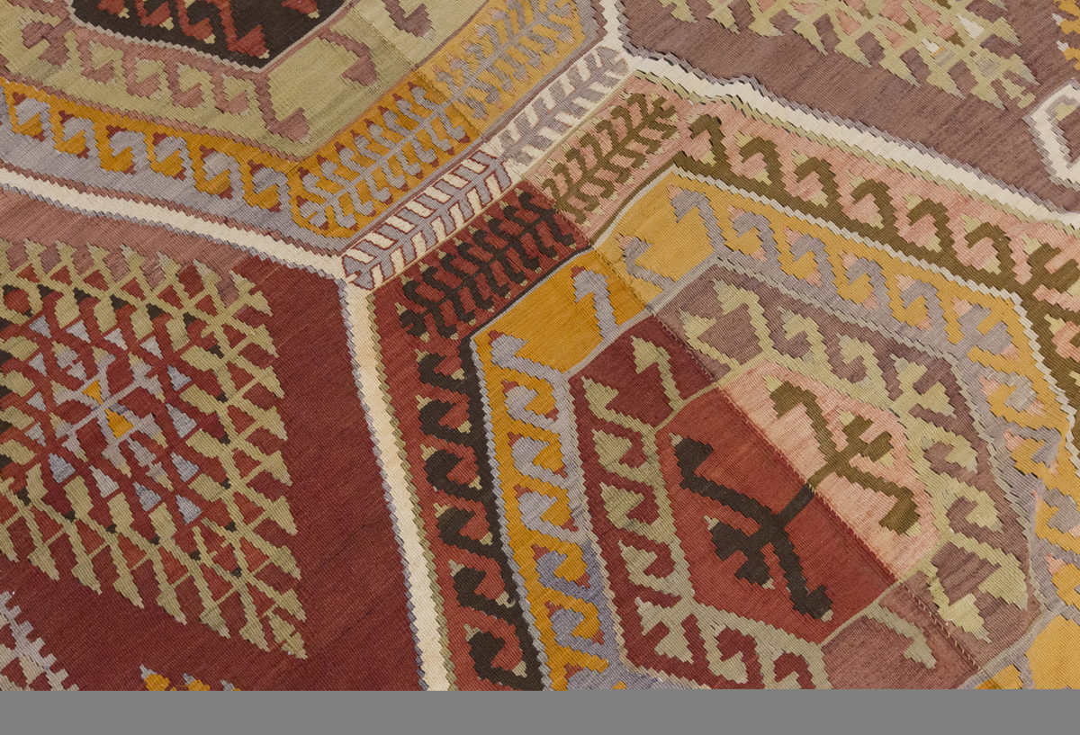 anatolian tribal, 210x405 cm, 7x13 oversized kilim