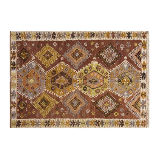 anatolian tribal, 212x356 cm, 7x12 oversized kilim
