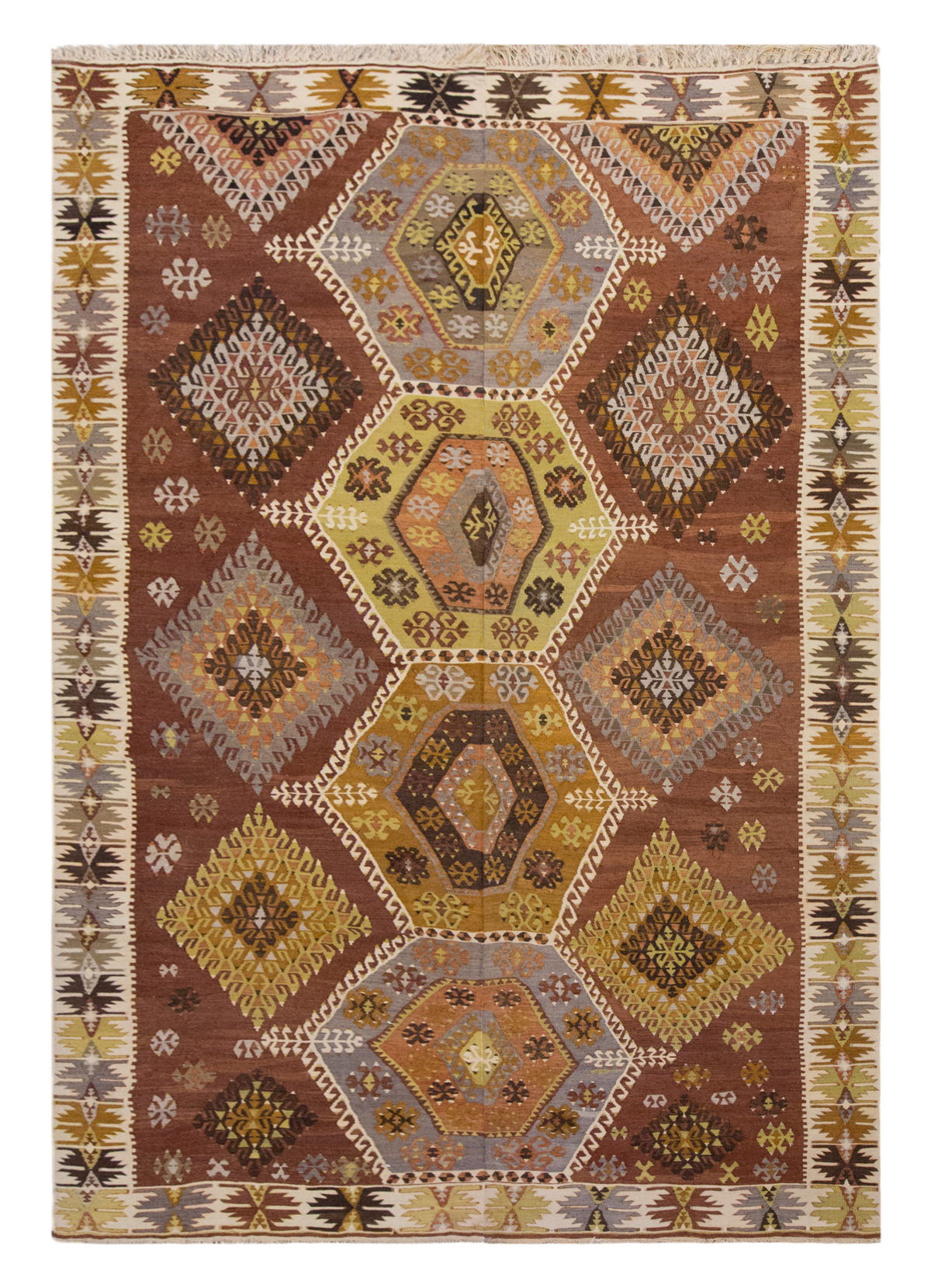 anatolian tribal, 212x356 cm, 7x12 oversized kilim