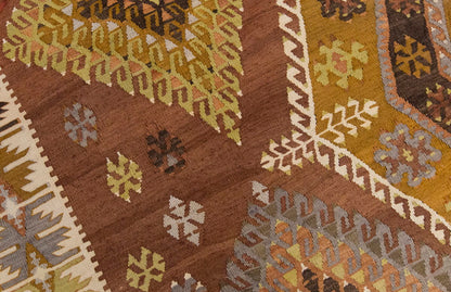anatolian tribal, 212x356 cm, 7x12 oversized kilim