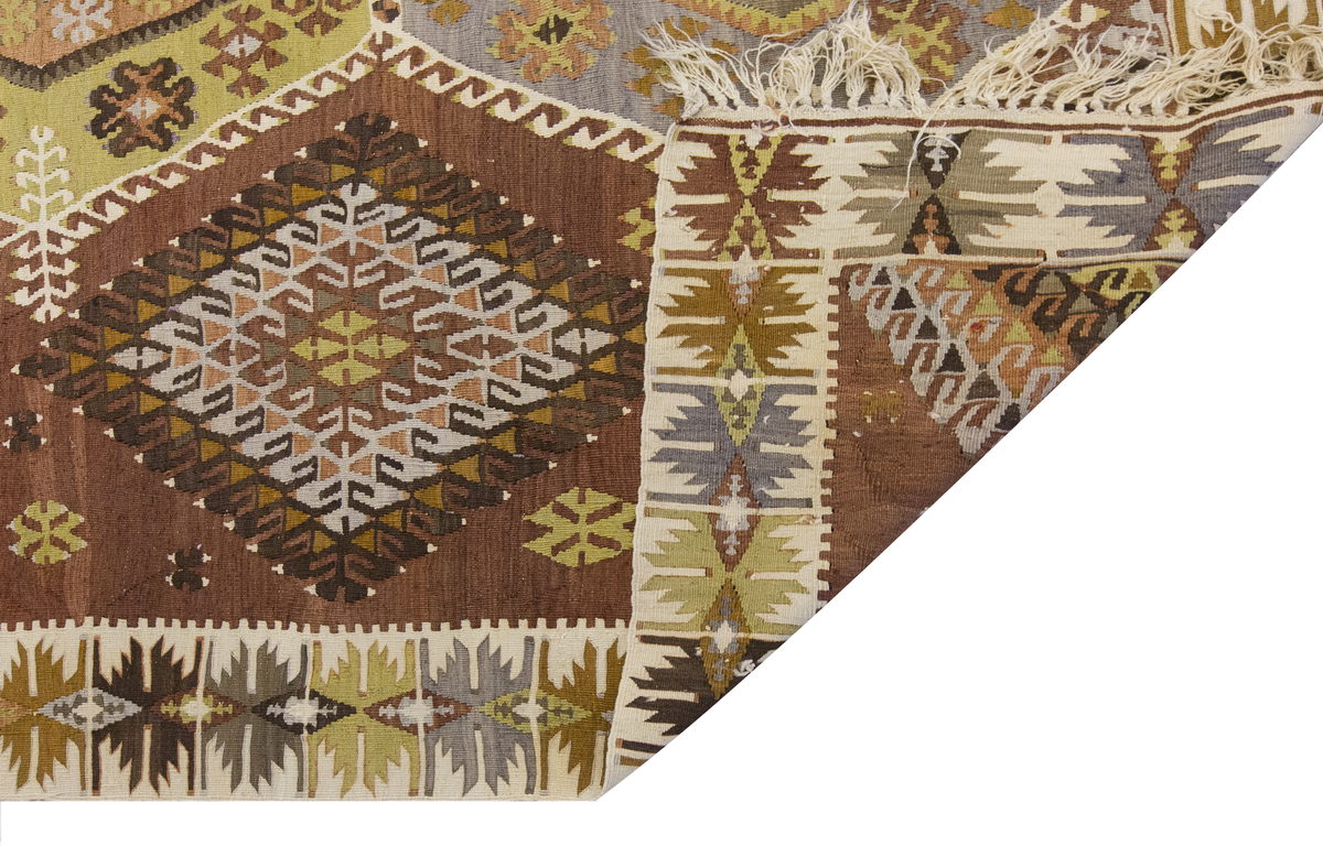 anatolian tribal, 212x356 cm, 7x12 oversized kilim