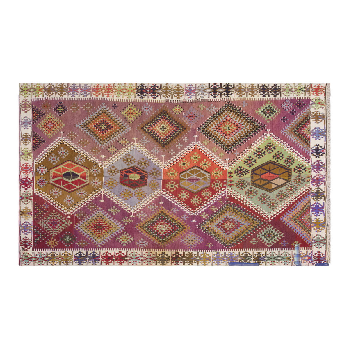 anatolian tribal, 228x390 cm, 8x13 oversized kilim