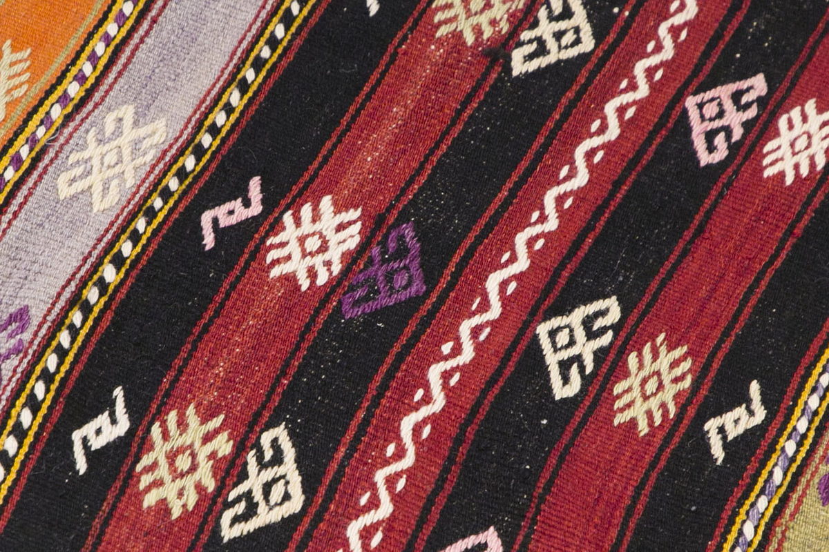 anatolian tribal kilim, 2.1 x 13.1 ft kilim, 65 x 400 cm