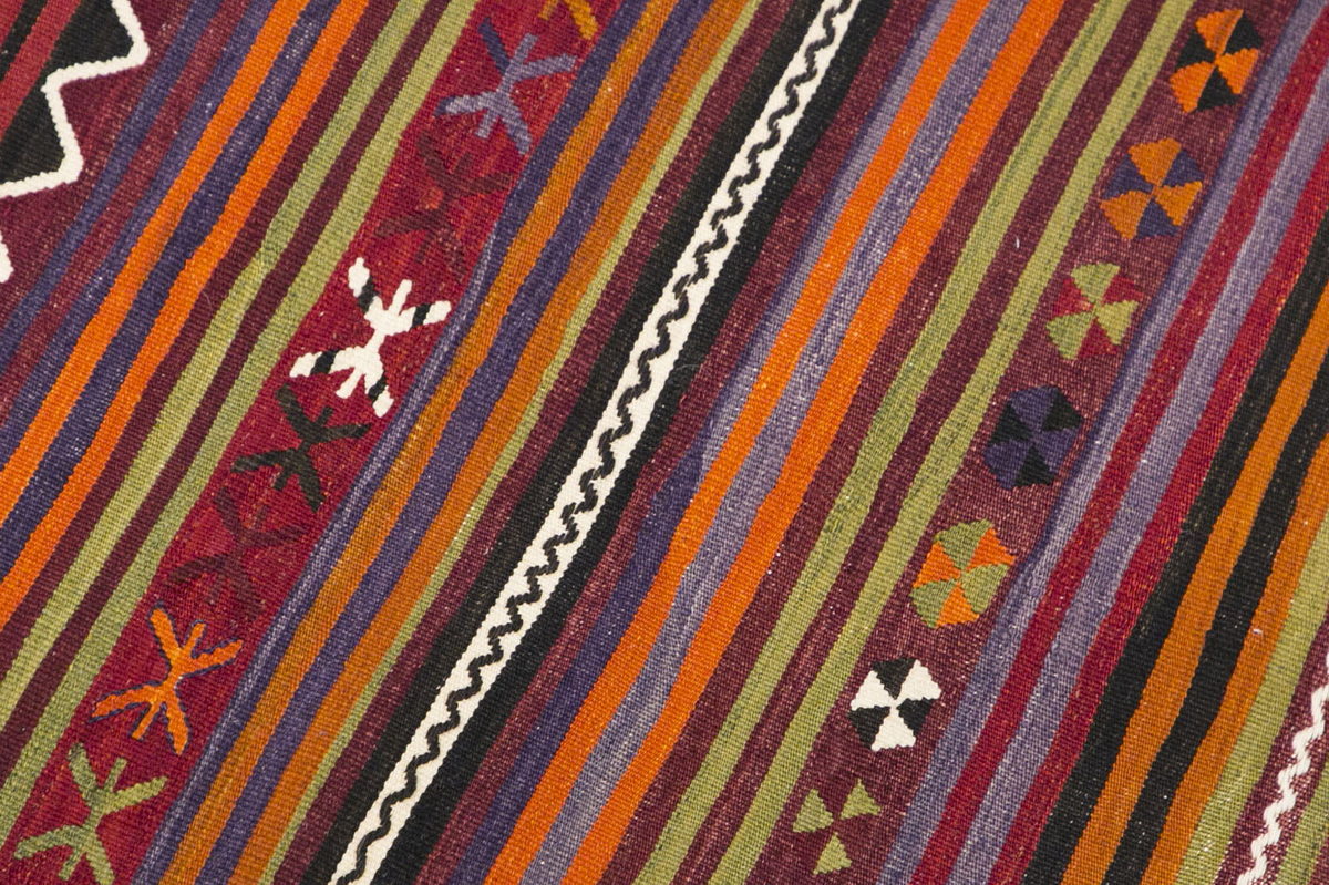 Anatolian tribal kilim, 2.2 x 8.3 ft kilim, 68 x 253 cm
