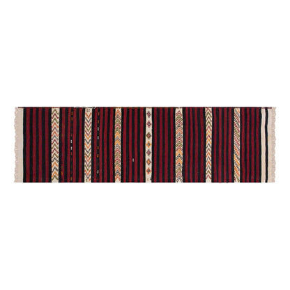 Anatolian tribal kilim, 2.3 x 10.1 ft kilim, 69 x 308 cm