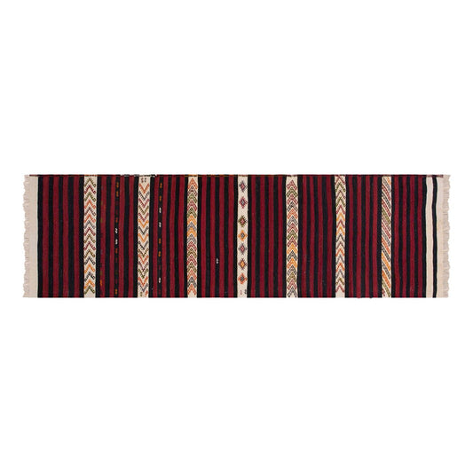 Anatolian tribal kilim, 2.3 x 10.1 ft kilim, 69 x 308 cm