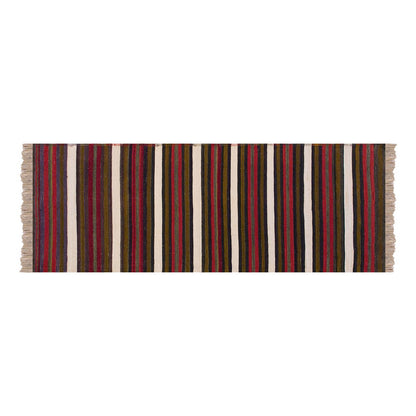 Anatolian tribal kilim, 2.4 x 10.11 ft kilim, 73 x 335 cm