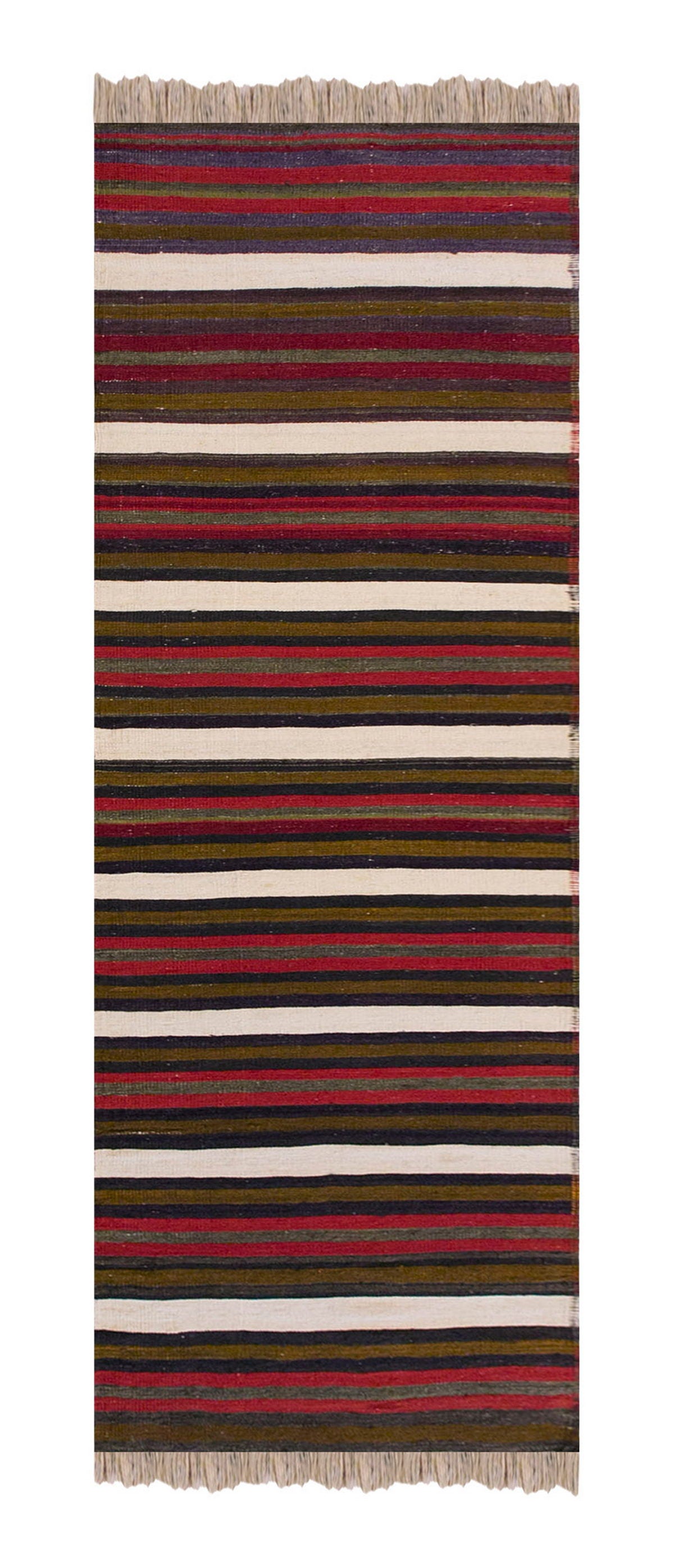 Anatolian tribal kilim, 2.4 x 10.11 ft kilim, 73 x 335 cm