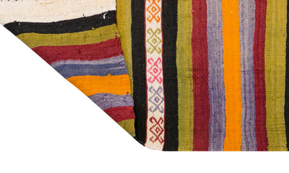 Anatolian tribal kilim, 2.4 x 10.5 ft kilim, 73 x 319 cm