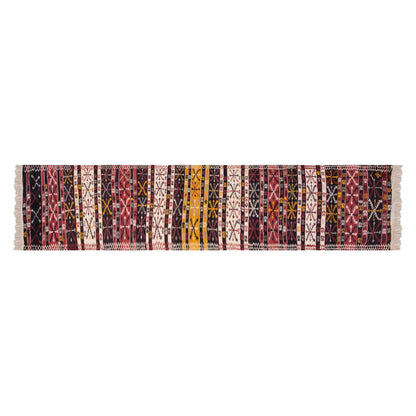 Anatolian tribal kilim, 2.5 x 11.3 ft kilim, 76 x 345 cm