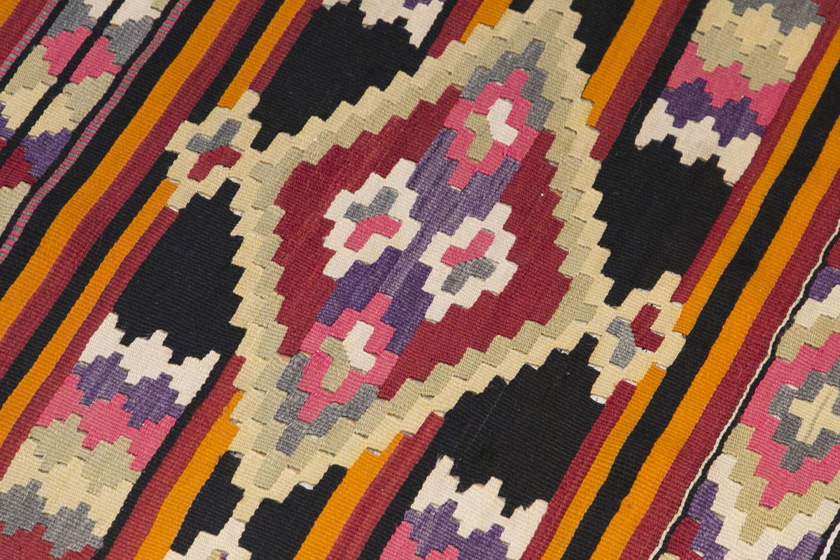 Anatolian tribal kilim, 2.7 x 13.1 ft kilim, 80 x 400 cm