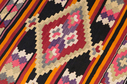 Anatolian tribal kilim, 2.7 x 13.1 ft kilim, 80 x 400 cm
