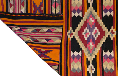 Anatolian tribal kilim, 2.7 x 13.1 ft kilim, 80 x 400 cm