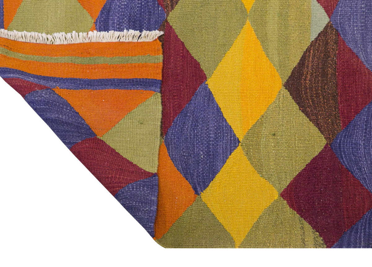 Anatolian tribal kilim, 3.3 x 10.1 ft , 100 x 308 cm