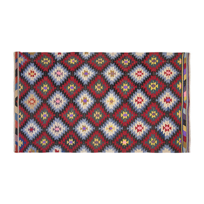 anatolian tribal kilim, 5x10 ft kilim, 160x297 cm