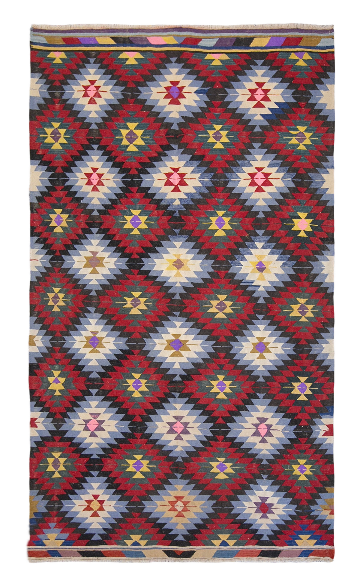 anatolian tribal kilim, 5x10 ft kilim, 160x297 cm
