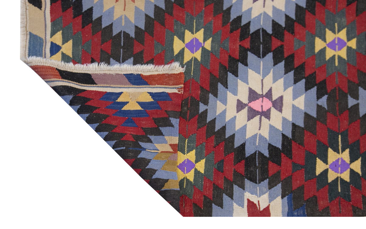 anatolian tribal kilim, 5x10 ft kilim, 160x297 cm