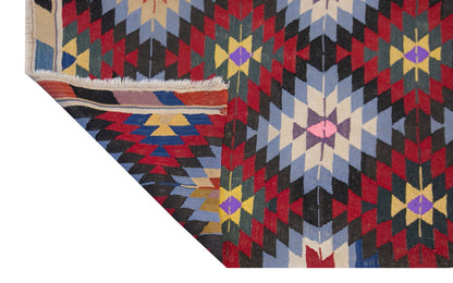 anatolian tribal kilim, 5x10 ft kilim, 160x297 cm