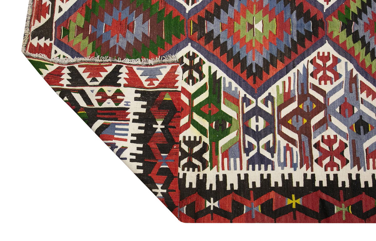 anatolian tribal kilim, 5x10 ft kilim, 164x316 cm