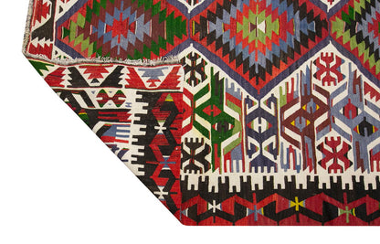 anatolian tribal kilim, 5x10 ft kilim, 164x316 cm