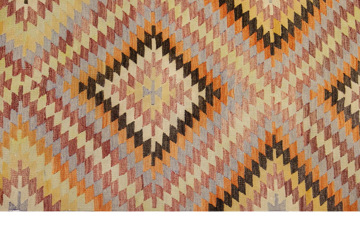anatolian tribal kilim, 5x10 ft kilim, 167x308 cm