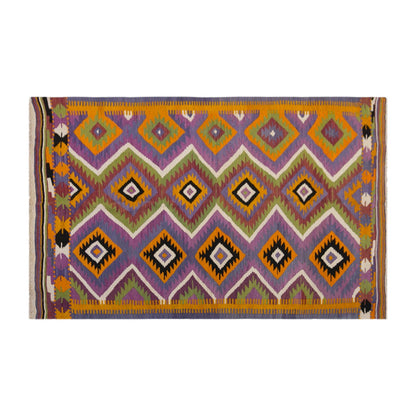 anatolian tribal kilim, 5x7 ft kilim, 146x220 cm