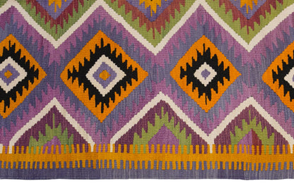 anatolian tribal kilim, 5x7 ft kilim, 146x220 cm