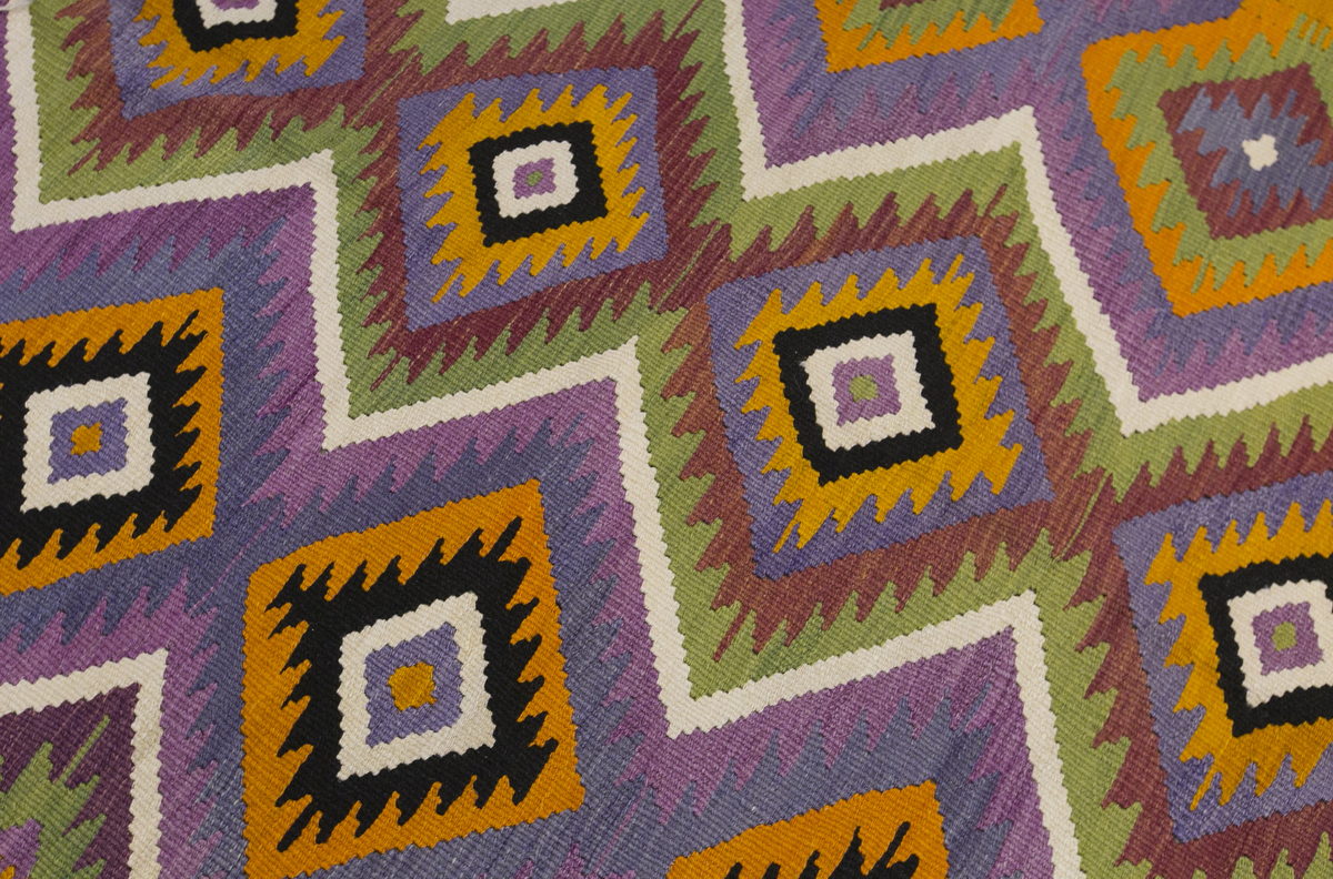 anatolian tribal kilim, 5x7 ft kilim, 146x220 cm